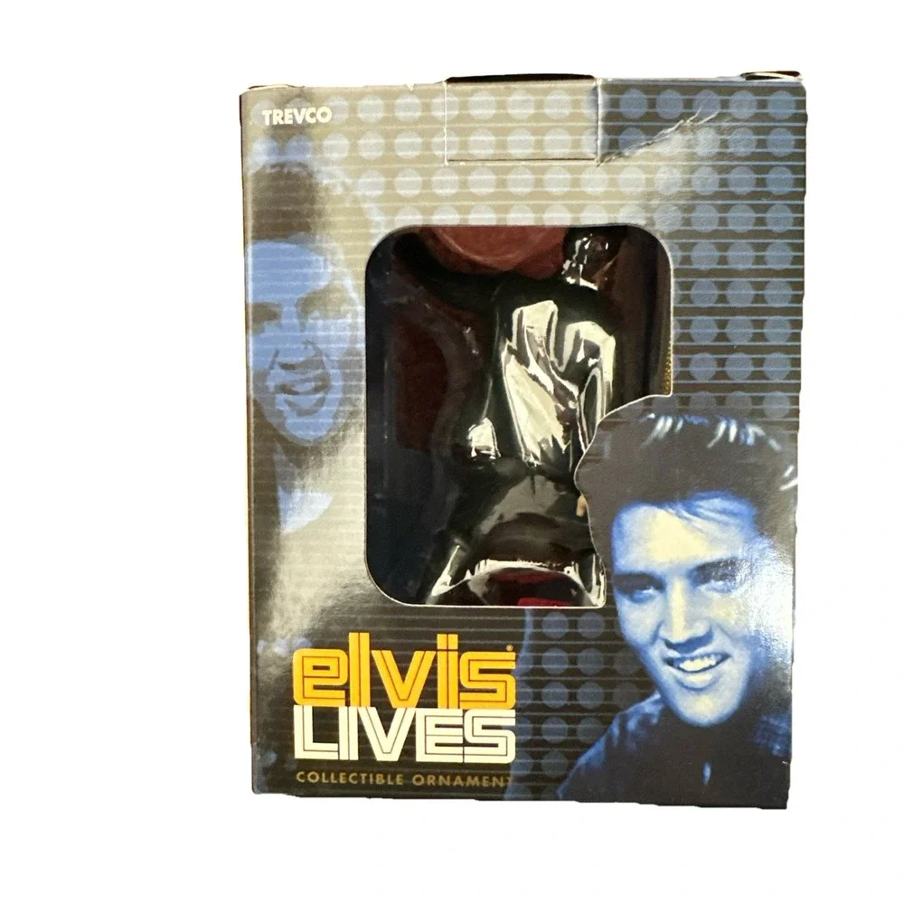 Elvis Lives Collectable Ornaments 68 Special, Jailhouse Rock, American Greet SET